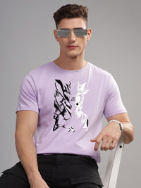ADRO Men Typography Printed Raw Edge T-shirt