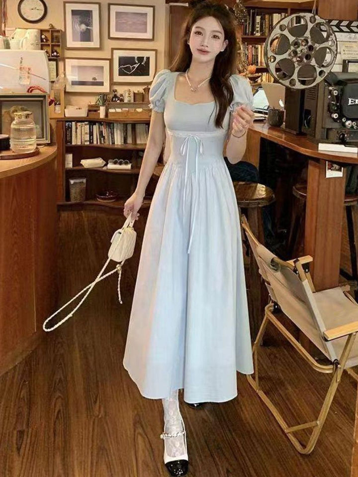 DressBerry Women Tie-Ups Fit & Flare Maxi Dress