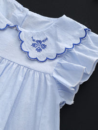 YK Striped A-Line Dress
