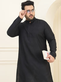 SOJANYA PLUS Mandarin Collar Regular Pure Cotton Straight Kurta with Pyjamas