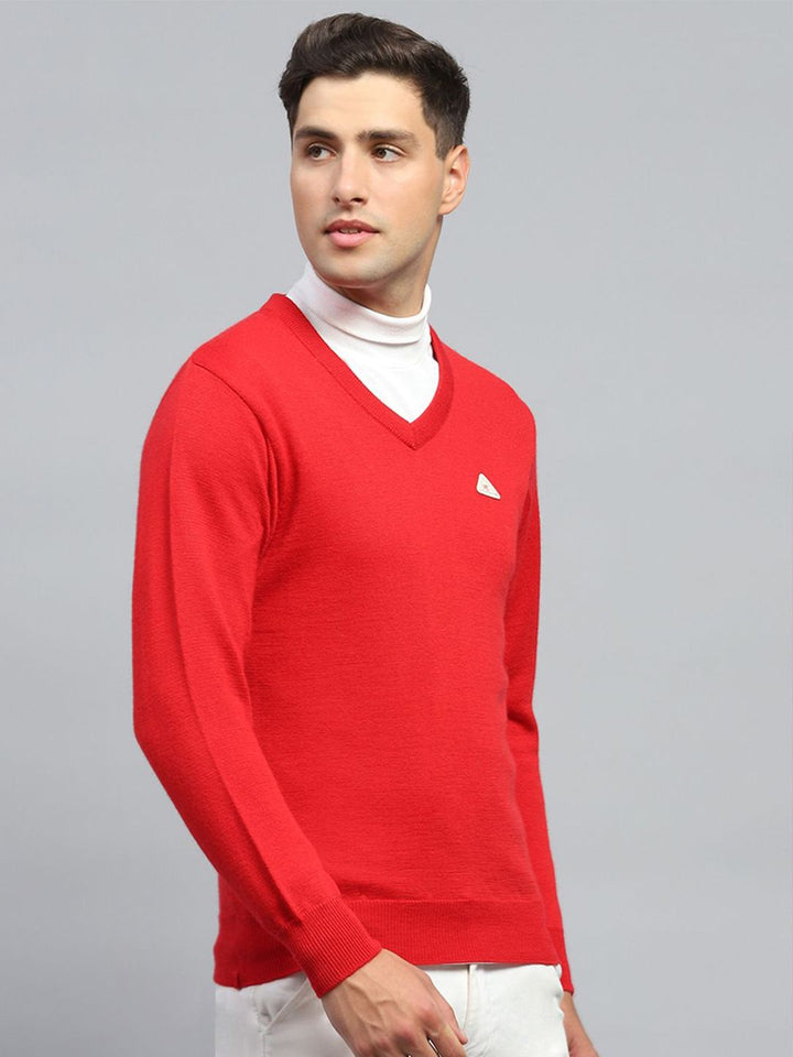 Monte Carlo Men V Neck Woollen Pullover