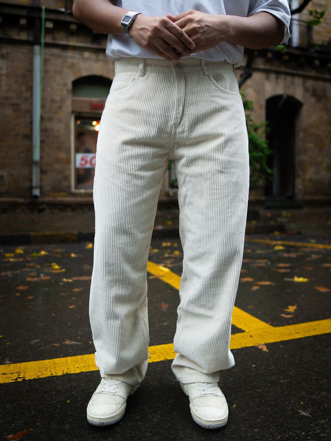 Powerlook Men Solid Regular Fit Trouser