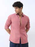 Urbano Fashion Men Cotton Full Sleeve Regular Fit Casual Solid Shirt