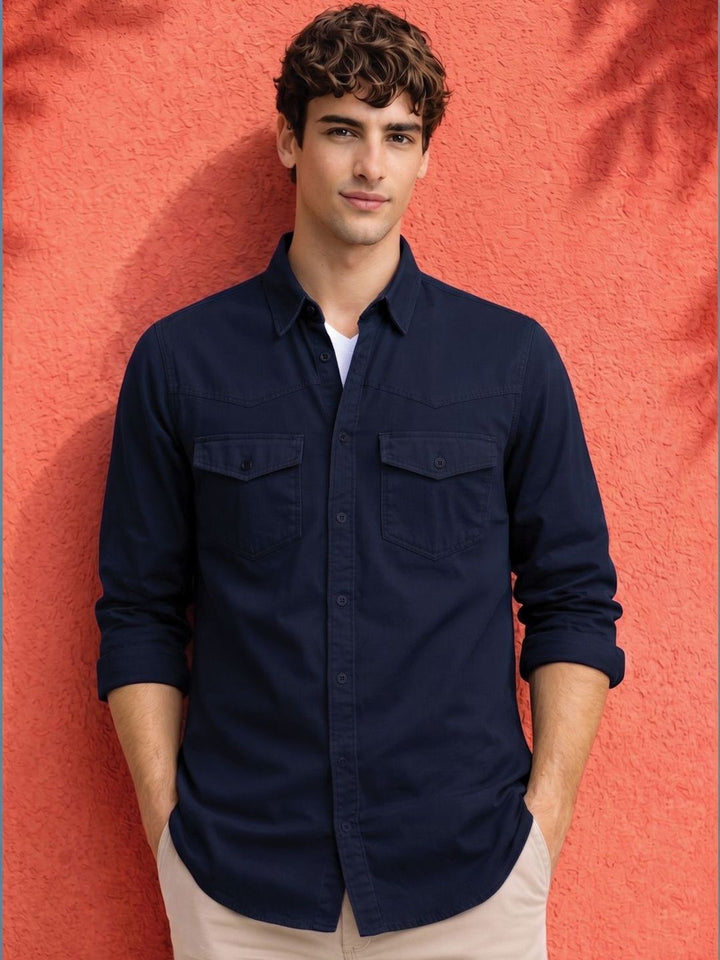 ADRO Men Standard Casual Shirt