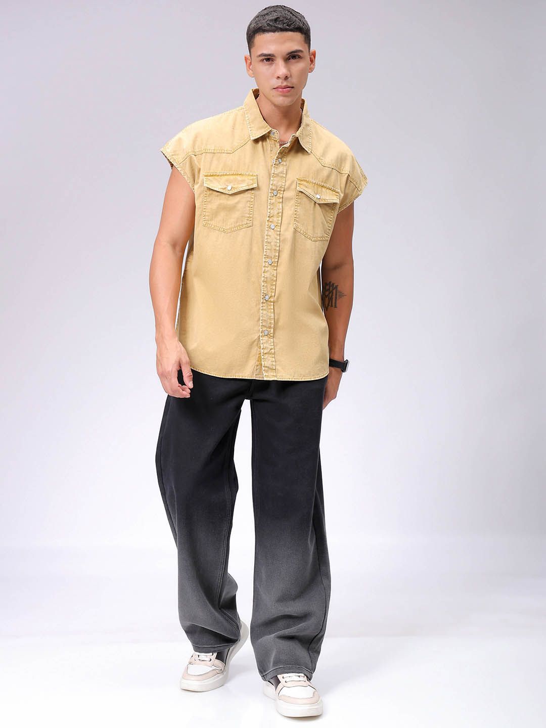The Indian Garage Co Men Boxy Opaque Casual Shirt