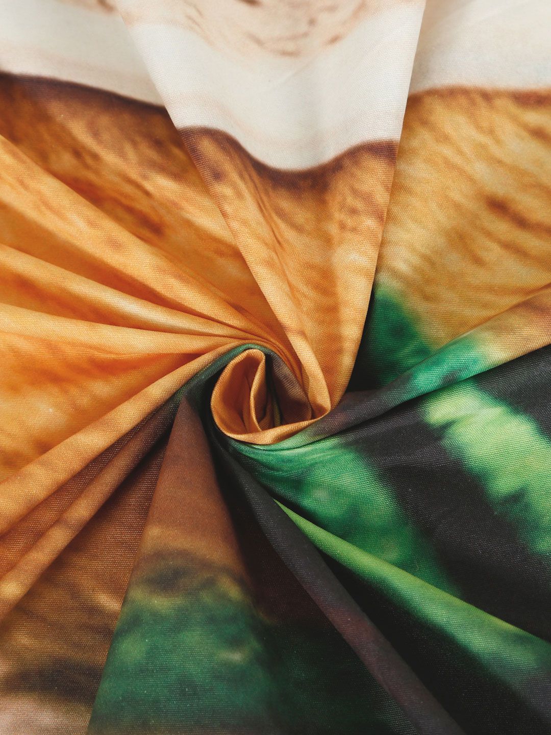 Klotthe Abstract Printed 400 TC Double King 7D Bedsheet & 2 Pillow Cover-2.50m x 2.25m