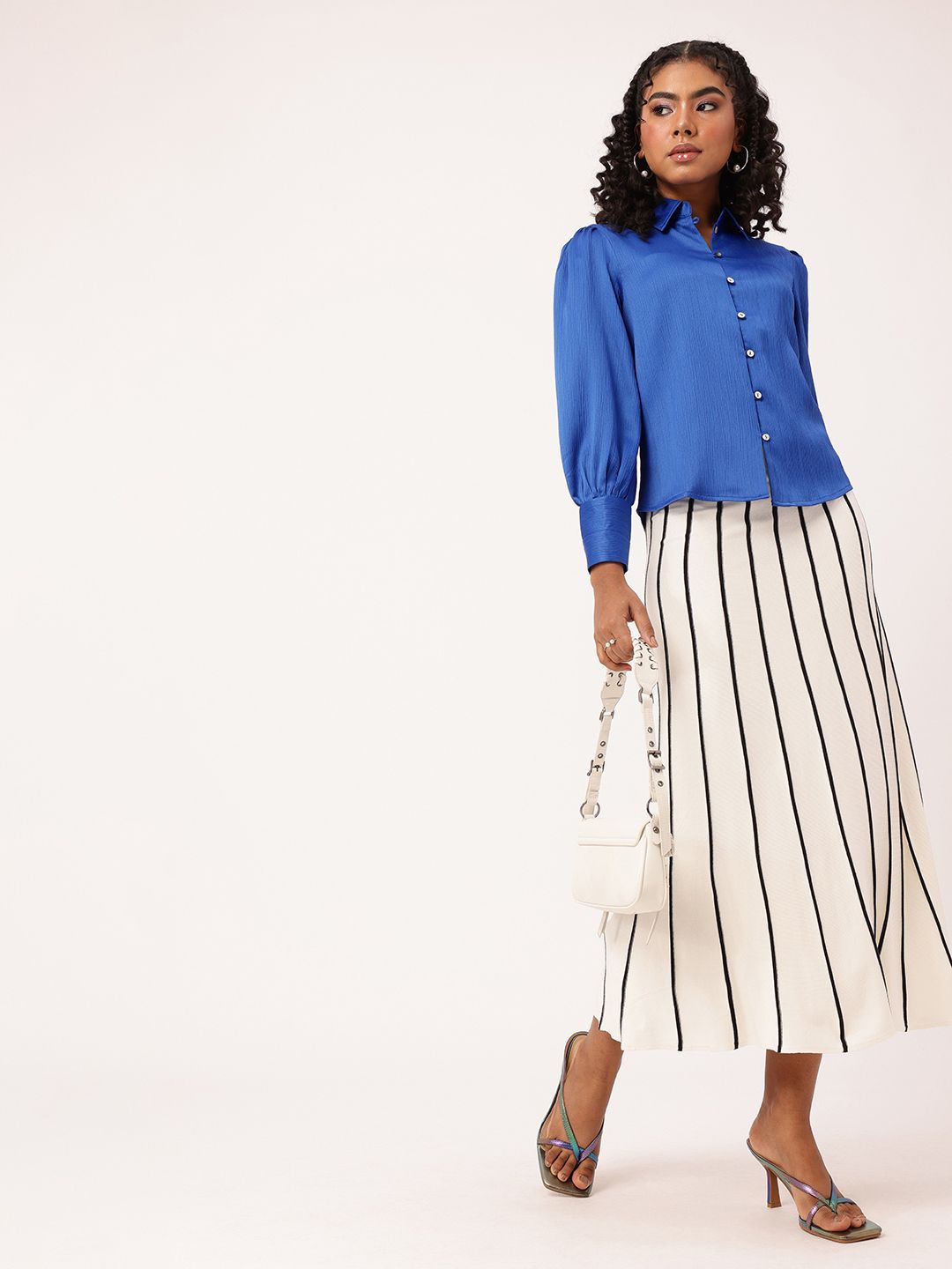 DressBerry Electric Blue Beyond Basics Shirt