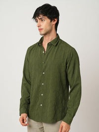VASTRADO Men Classic Slim Fit Opaque Casual Shirt