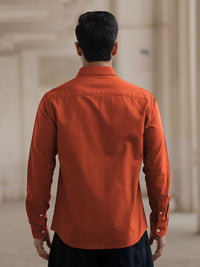 Powerlook SS25 Button-Down Collar Pure Cotton Lightweight Casual Shirt