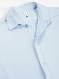 Thomas Scott Men Premium Spread Collar Solid Slim Fit Casual Shirt
