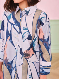 AND Floral Print Cotton Top