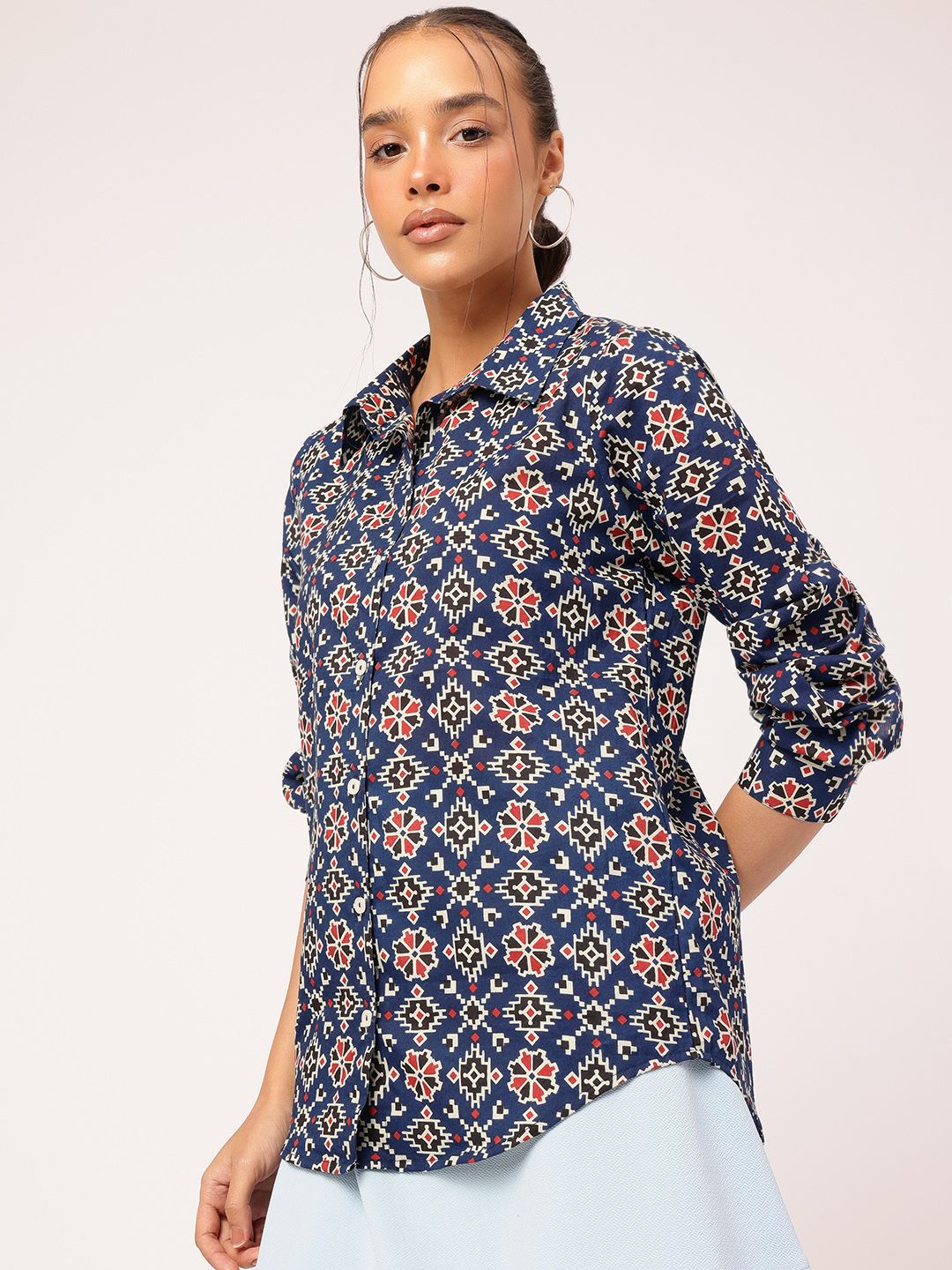 DressBerry Indie Spirit Printed Shirt