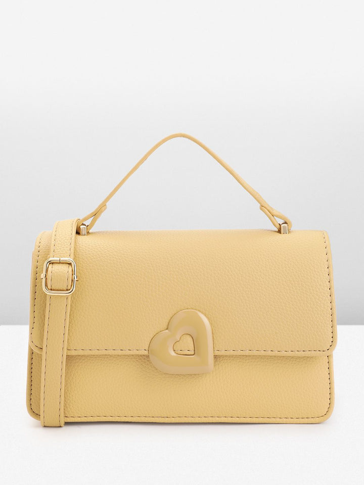 DressBerry Solid Structured Satchel