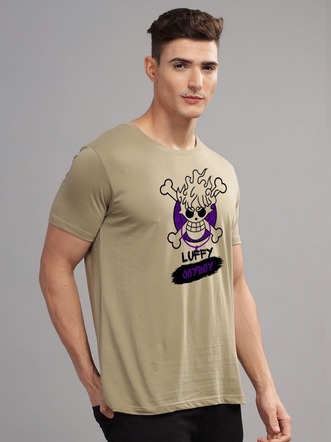 ADRO Men Typography Printed Applique T-shirt