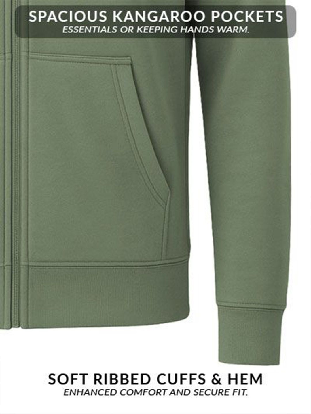 ADRO Men Printed Hooded Sweatshirt