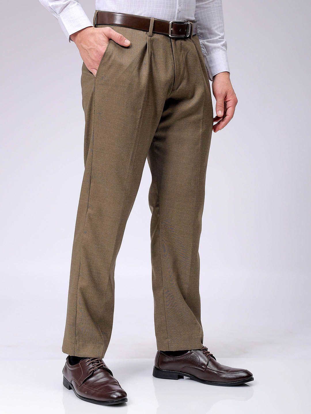 The Indian Garage Co. X Luxe Men Pleated Formal Trousers