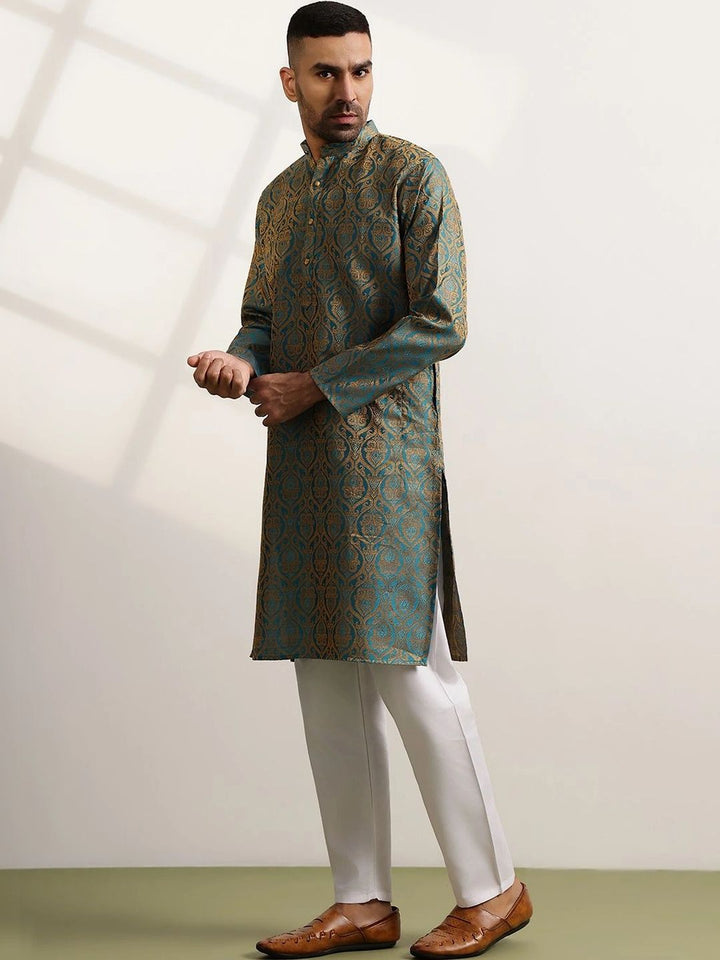 Anouk Men Ethnic Motifs Regular Kurta with Pyjamas