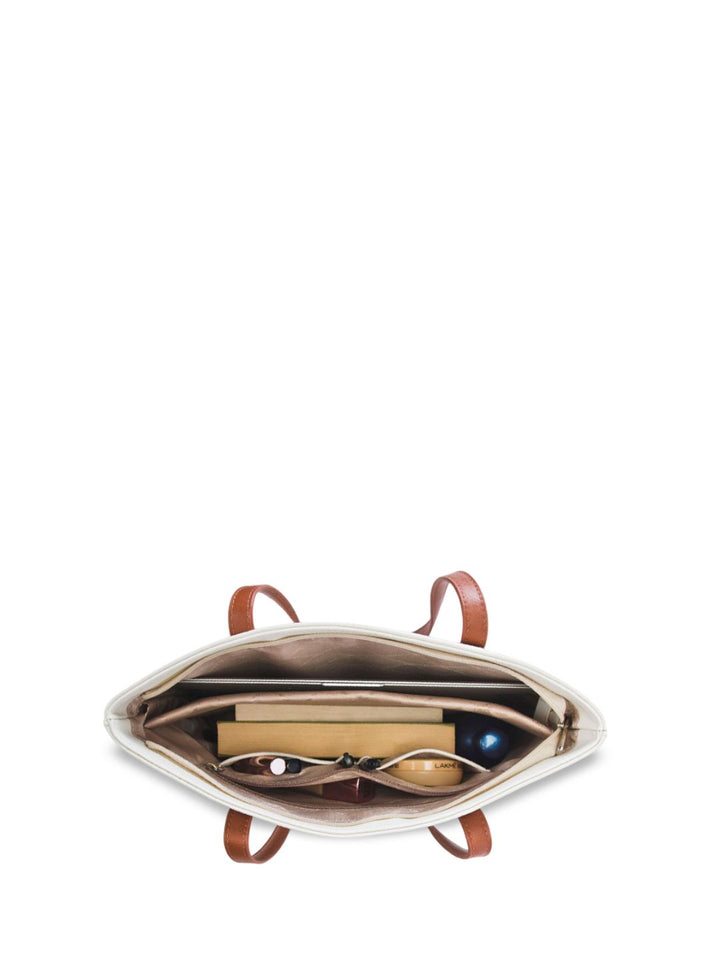 Lino Perros Structured Tote Bag with Quilted