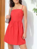 DressBerry Eclectic Elegance Strappy Mini A-line Dress