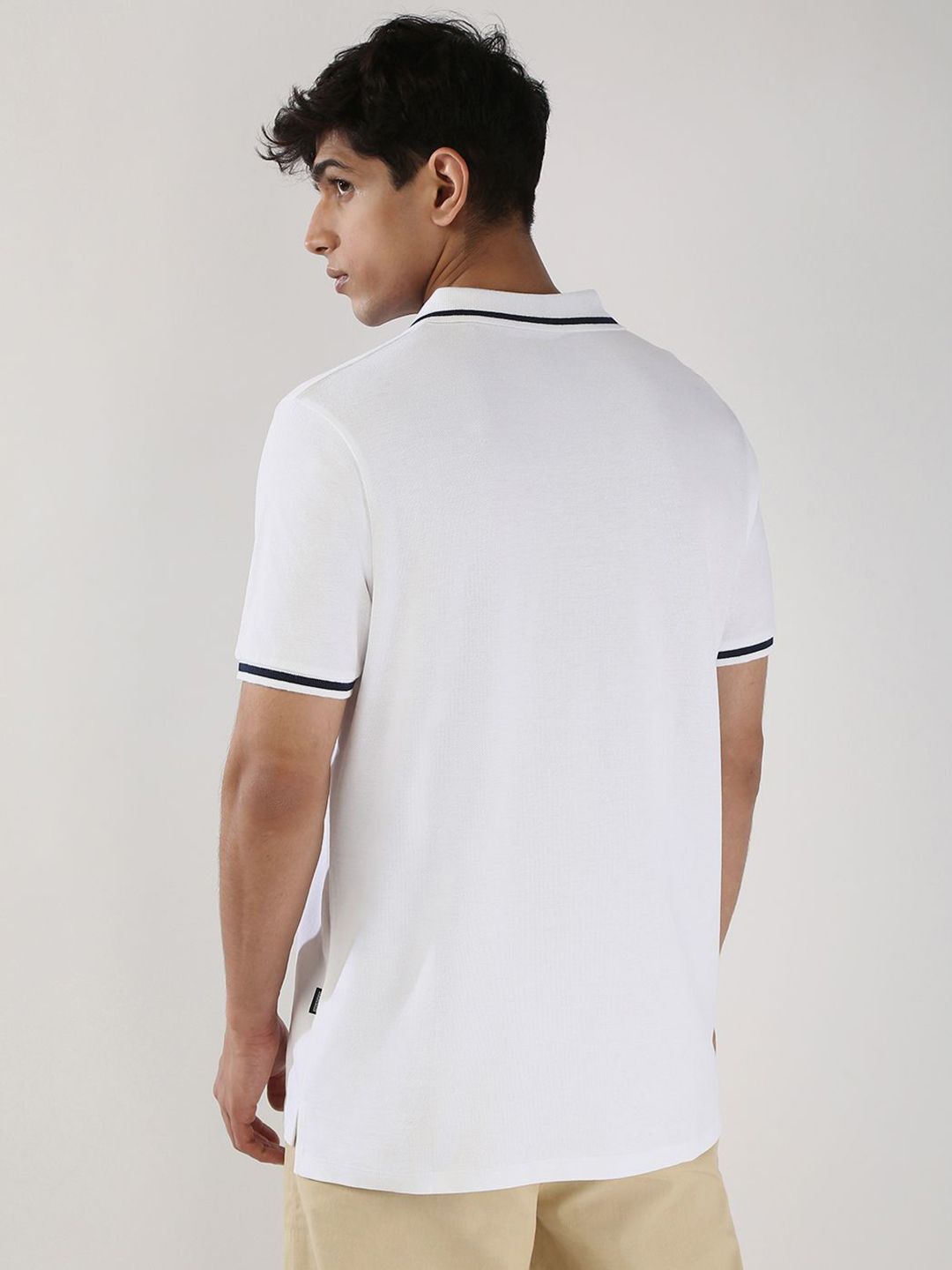 Urbano Fashion Men Solid Regular Fit Half Sleeve Cotton Polo T-Shirt
