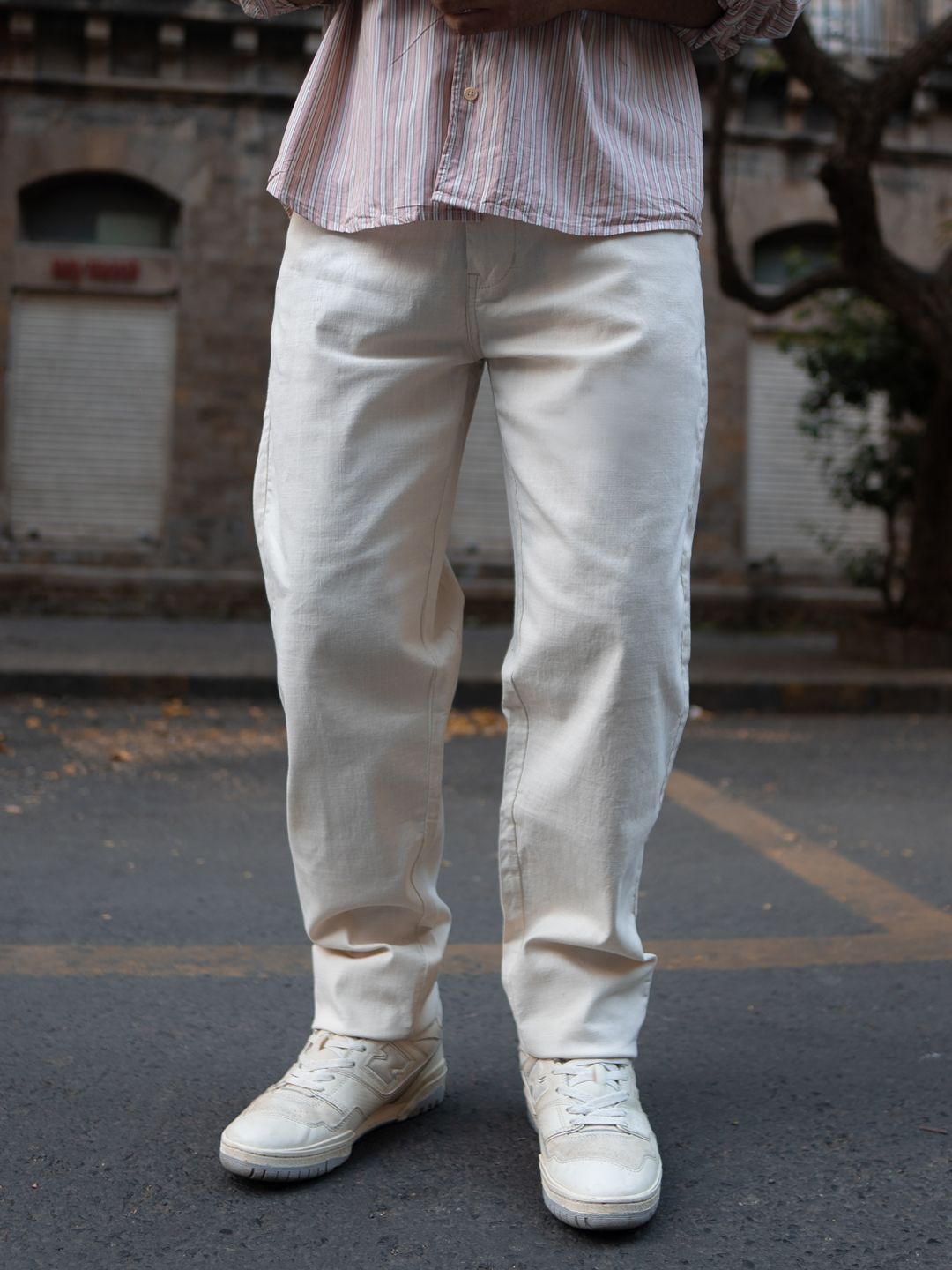 Powerlook Men Regular Fit Mid Rise Cotton Trousers