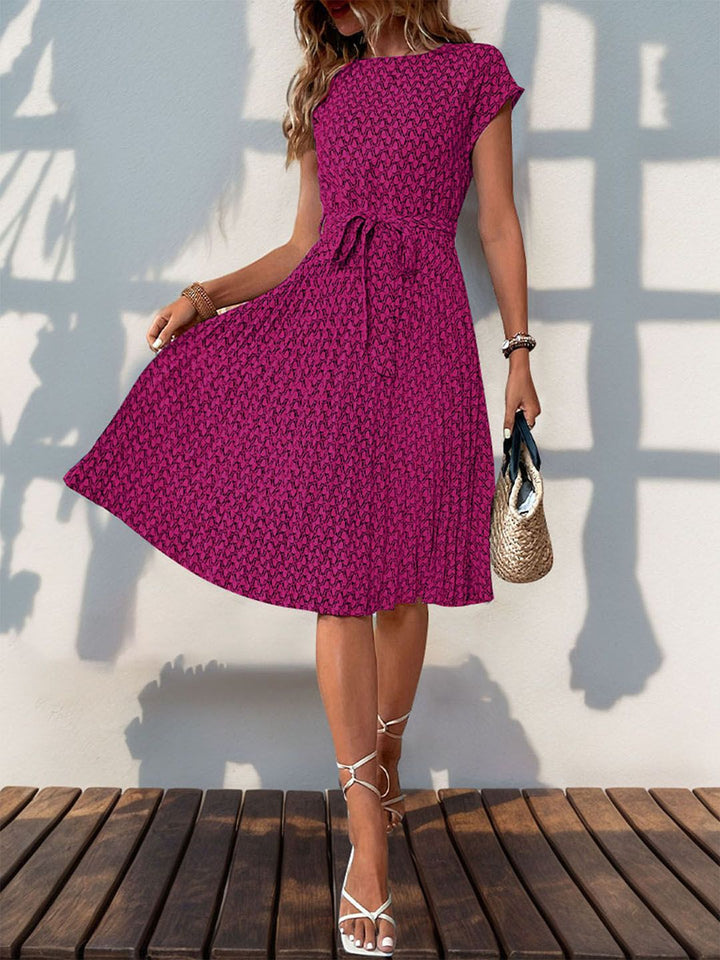 DressBerry Printed Extended Sleeves Dress