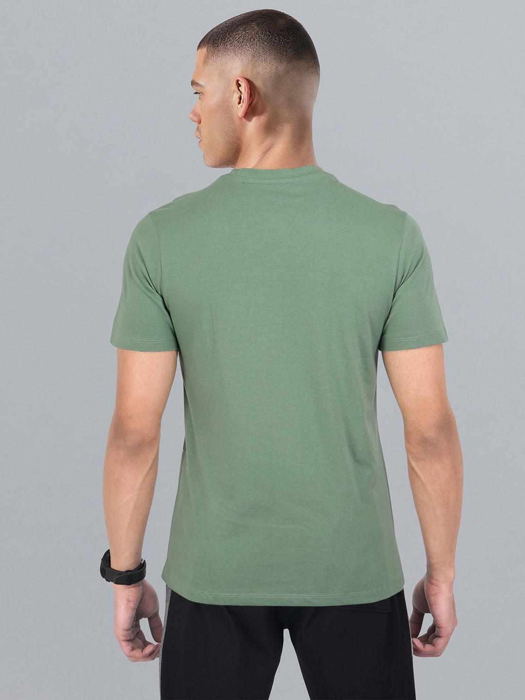 HRX by Hrithik Roshan Men Relaxed Fit Pure Cotton Yoga T-shirt