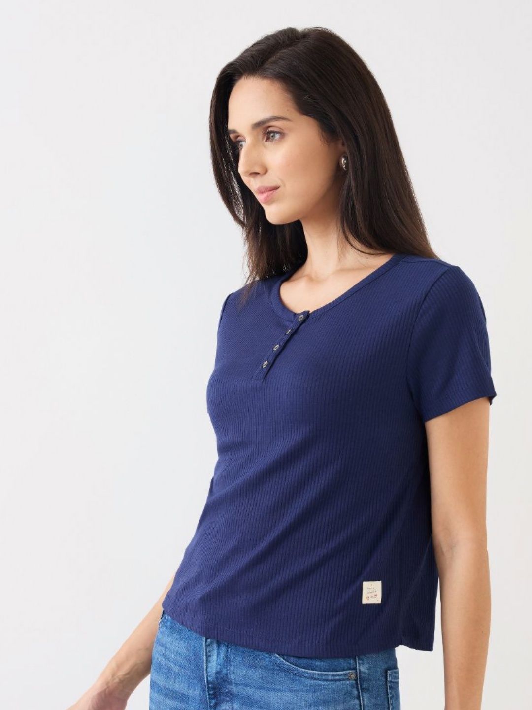 SPYKAR Women Pockets T-shirt
