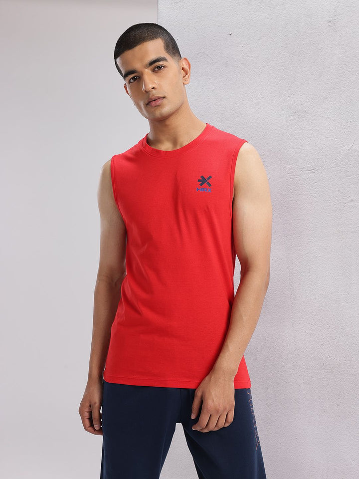 HRX by Hrithik Roshan Solid Sleeveless T-shirt
