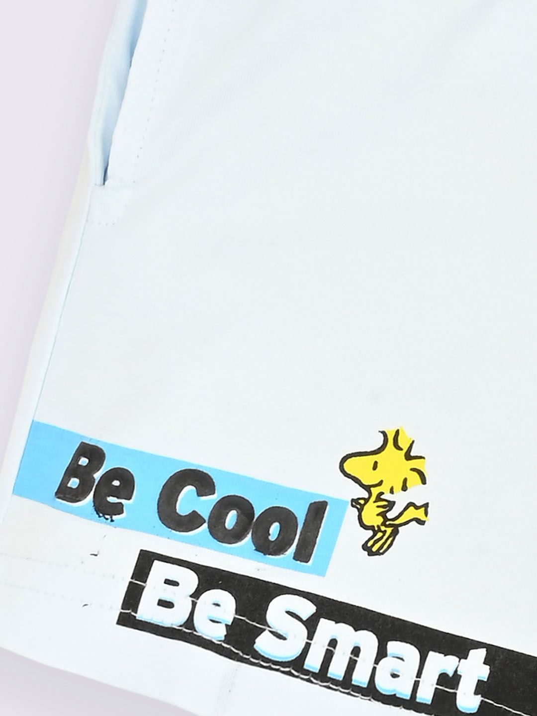 Happy Faces Boys Peanuts Printed Cotton Shorts