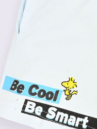 Happy Faces Boys Peanuts Printed Cotton Shorts