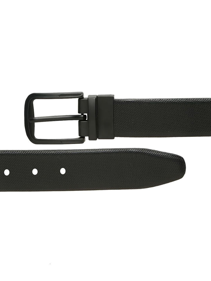 Teakwood Leathers Men Textured Leather Reversible Formal Belt