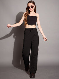 SASSAFRAS BASICS Women Relaxed Fit Mid Rise Track Pants