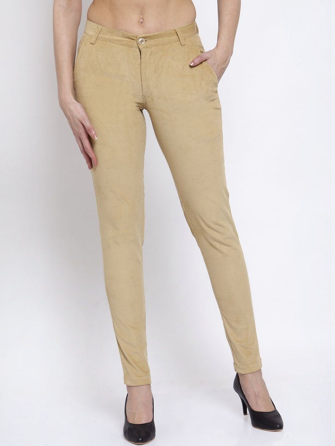 Seluar Slim Fit Wanita KLOTTHE Mid-Rise