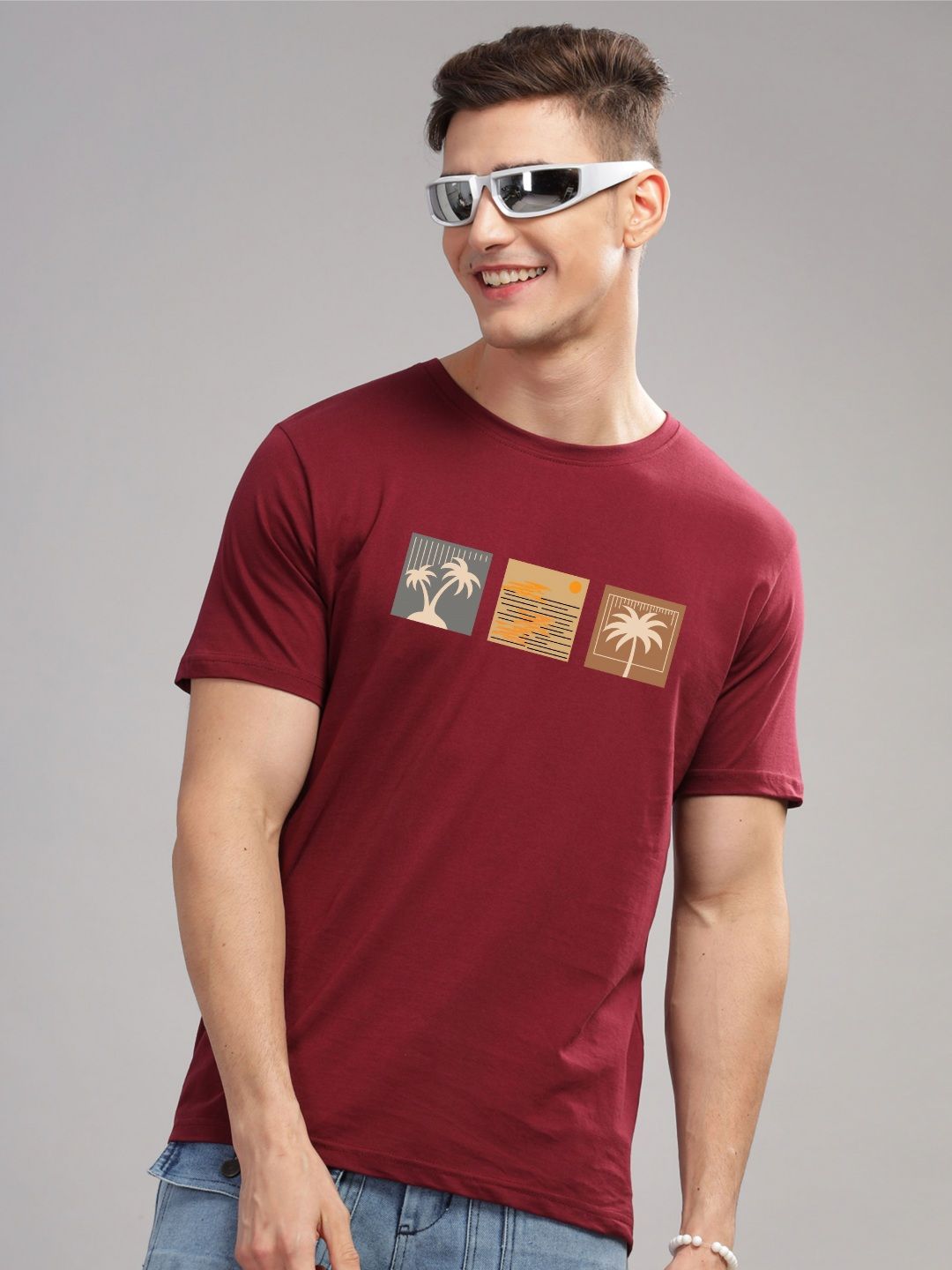 ADRO Men Printed T-shirt
