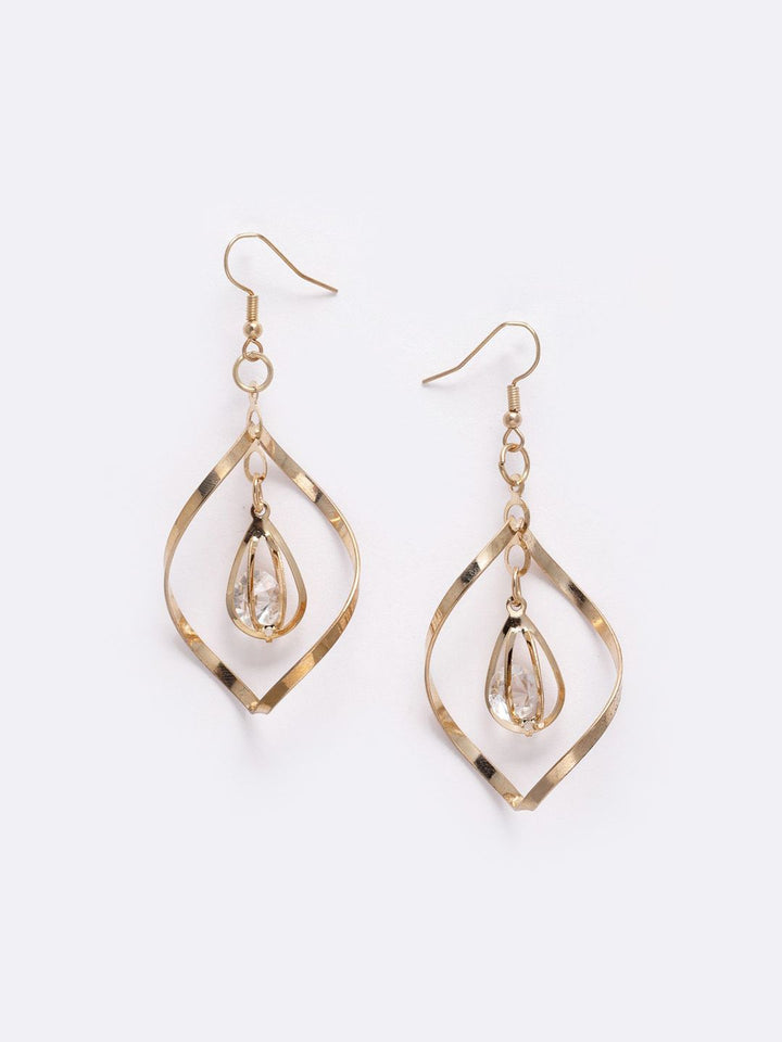 DressBerry Contemporary Drop Earrings