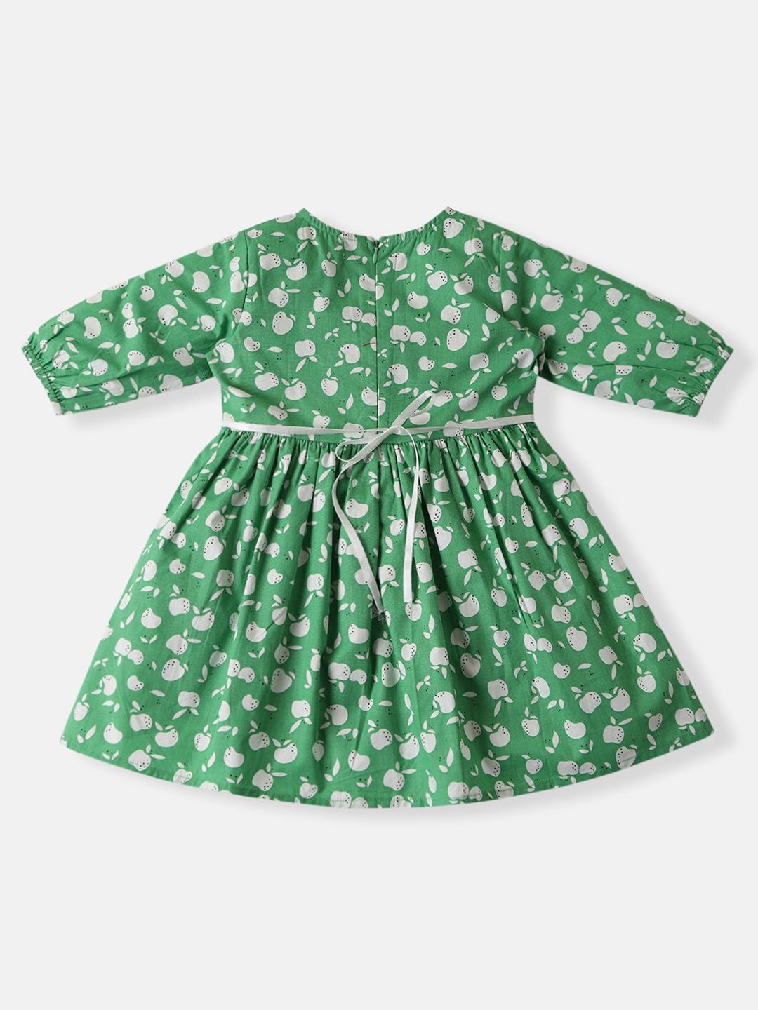 Nauti Nati Girls Soft Cotton Fruit Print Frock