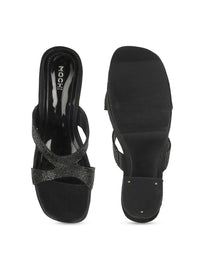 Mochi Embellished Block Sandals