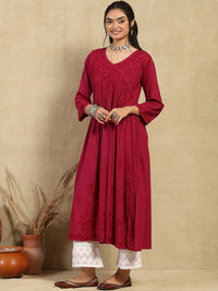 Rumah Wanita Chikankari Kurta Chikankari