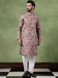 SOJANYA Men Floral Printed Kurta