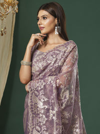 Saree mall Embellished Gotta Patti Organza Sarees