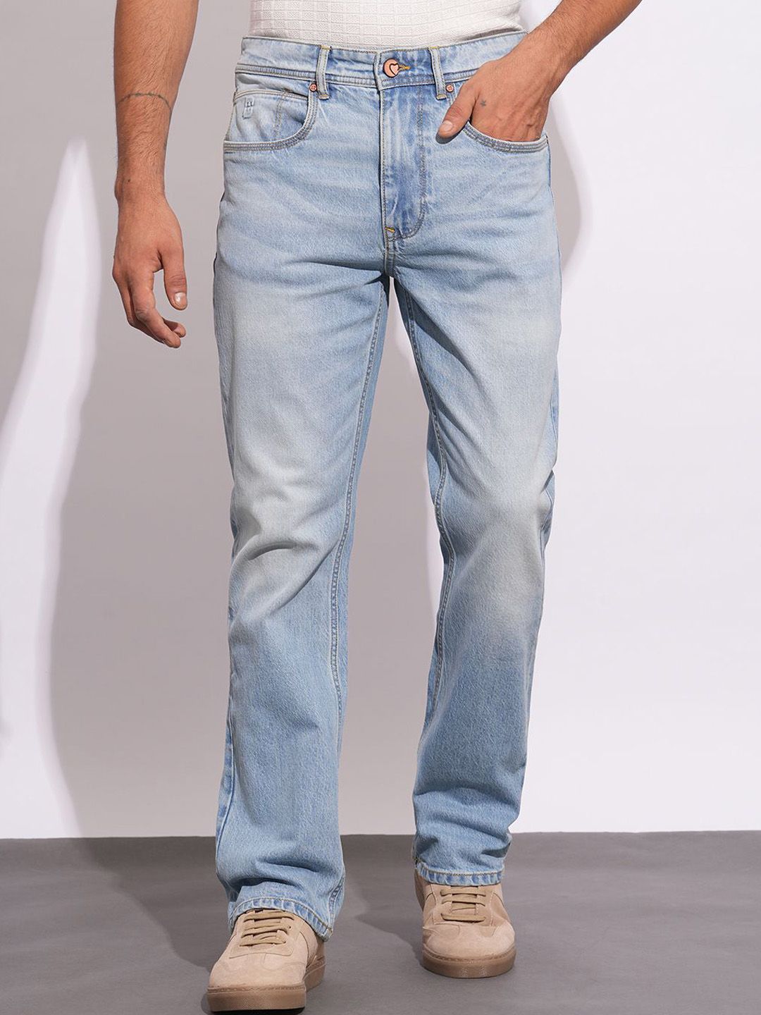 Being Human Men Classic Light Fade Stretchable Jeans