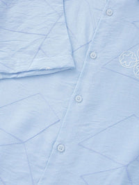 Thomas Scott Men Embroidered Regular Fit Casual Shirt