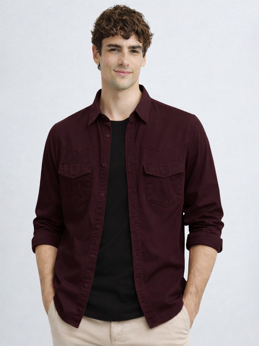 ADRO Men Standard Casual Shirt