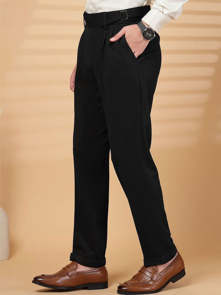 Moda Rapido Men Easy Wash Pleated Trousers