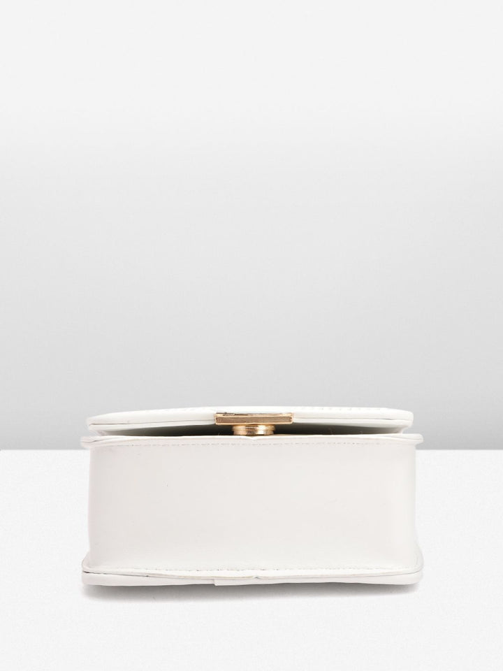 DressBerry Textured Structured Satchel