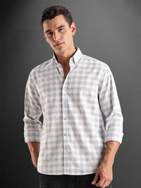 ADRO Standard Tartan Checks Baju Kasual Kapas