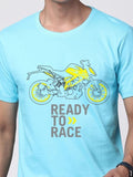 ADRO Men Graphic Printed Round Neck Cotton T-shirt