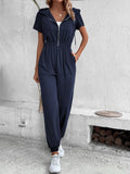 DressBerry Hooded Basic Jumpsuit