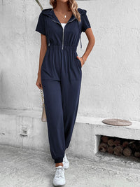 DressBerry Hooded Basic Jumpsuit